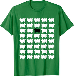 Princess Diana Black Sheep Sweater Design Memorabilia T-Shirt - T-Shirt | Irish Green