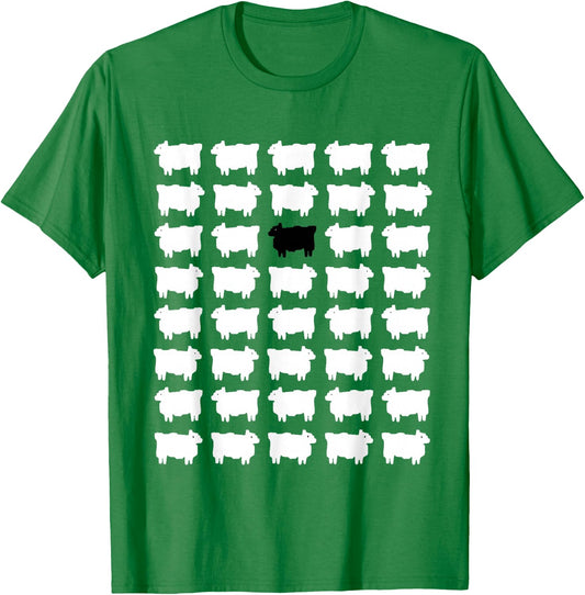 Princess Diana Black Sheep Sweater Design Memorabilia T-Shirt - T-Shirt | Irish Green
