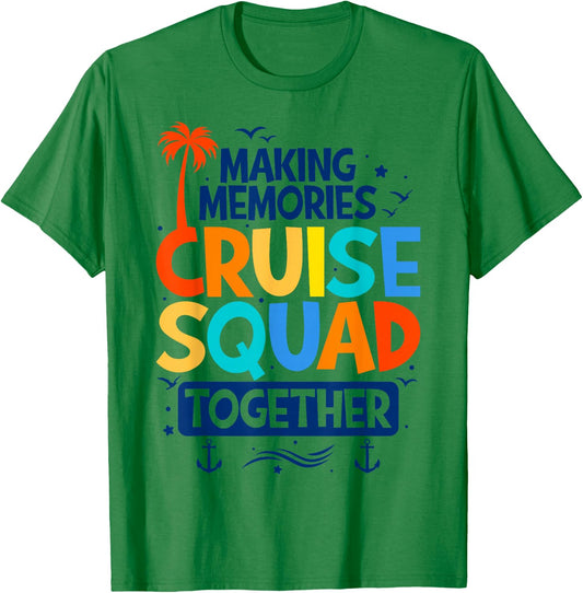 Cruise Squad 2024 Summer Matching Vacation Family Cruise T-Shirt - T-Shirt | Irish Green