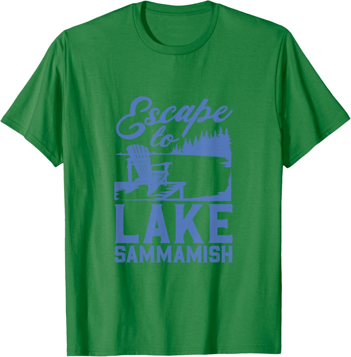 Escape to Lake Sammamish T-Shirt - T-Shirt | Irish Green