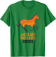 Horse Boy Just A Boy Who Loves Horses Horseback Riding T-Shirt - T-Shirt | Irish Green