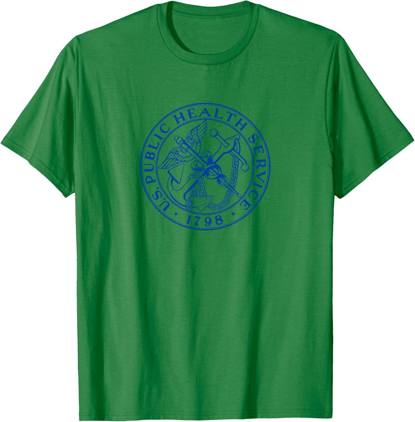 Federal PHS Shirts & Gifts US Public Health Service , Men's Grey Classic Fit Short Sleeve , Small T-Shirt - T-Shirt | Irish Green