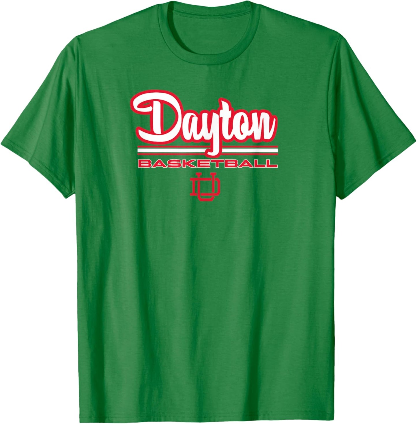 Dayton Basketball: Chapel Blue T-Shirt - T-Shirt | Irish Green