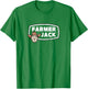 Farmer Jack Retro 80s Funny Men's & Women's Vintage Graphic T-Shirt - T-Shirt | Irish Green