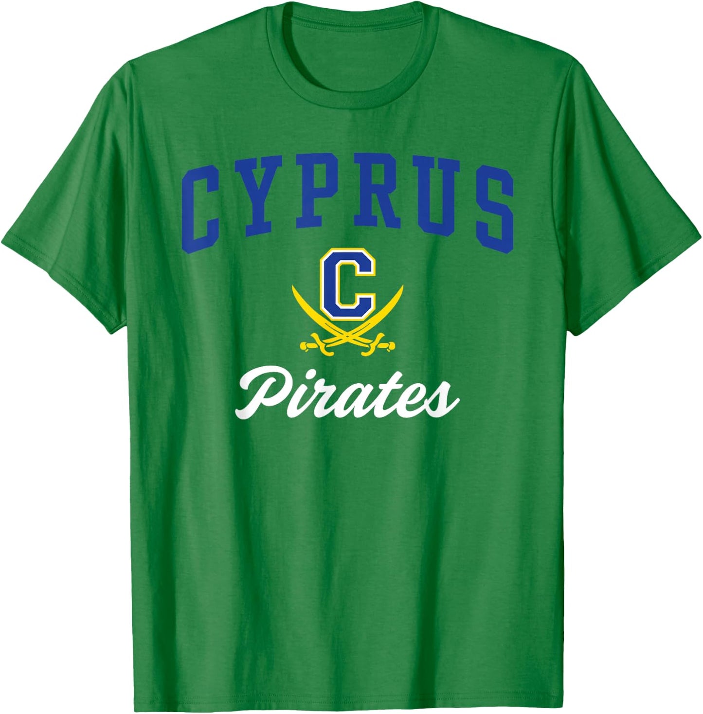 Cyprus High School Pirates T-Shirt - T-Shirt | Irish Green