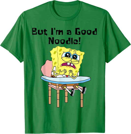 Mademark x SpongeBob SquarePants - But I Am A Good Noodle SpongeBob SquarePants Back To School T-Shirt - T-Shirt | Irish Green