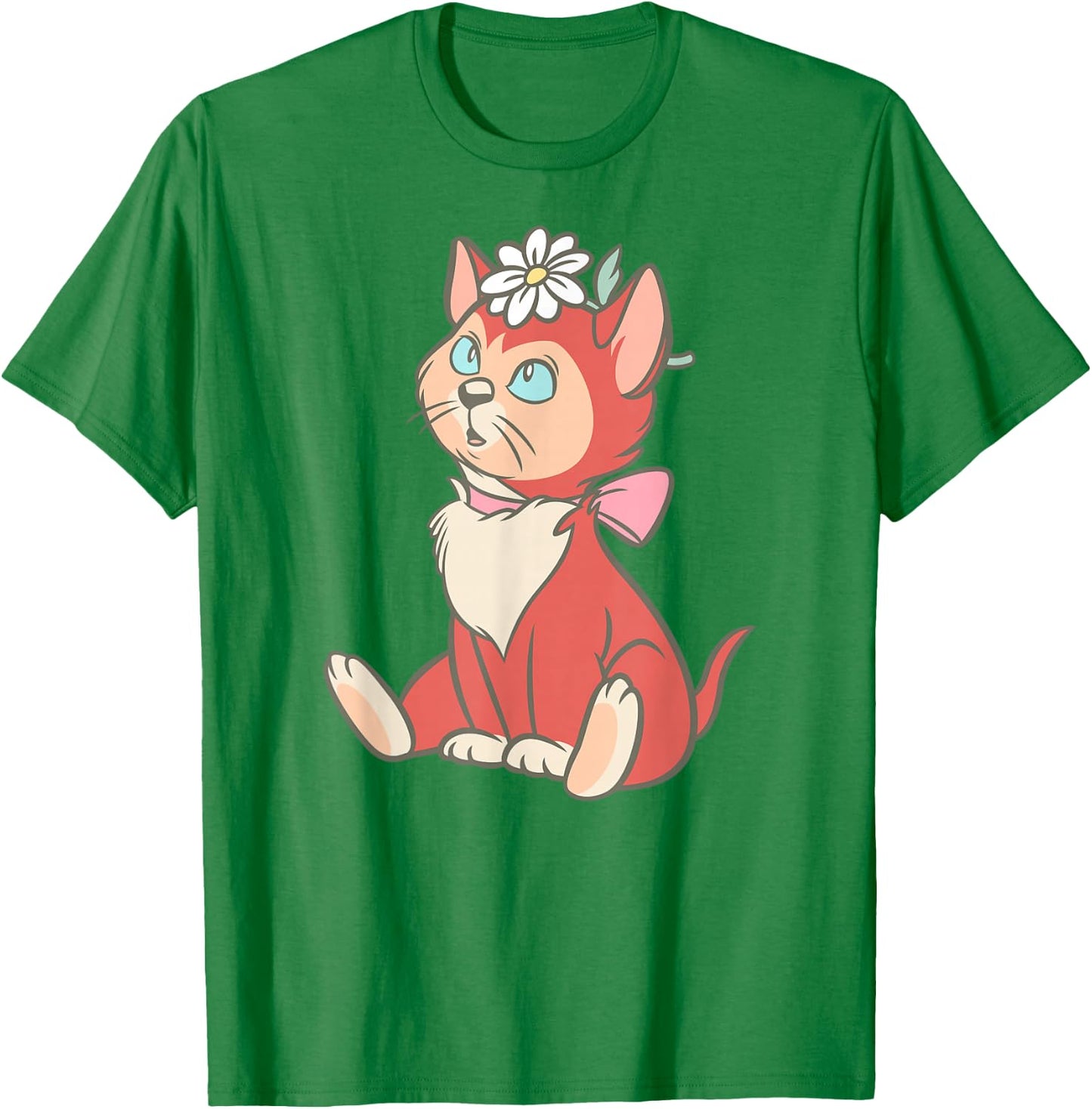 Disney Alice In Wonderland Cute Dinah Pose Big Chest Poster T-Shirt - T-Shirt | Irish Green