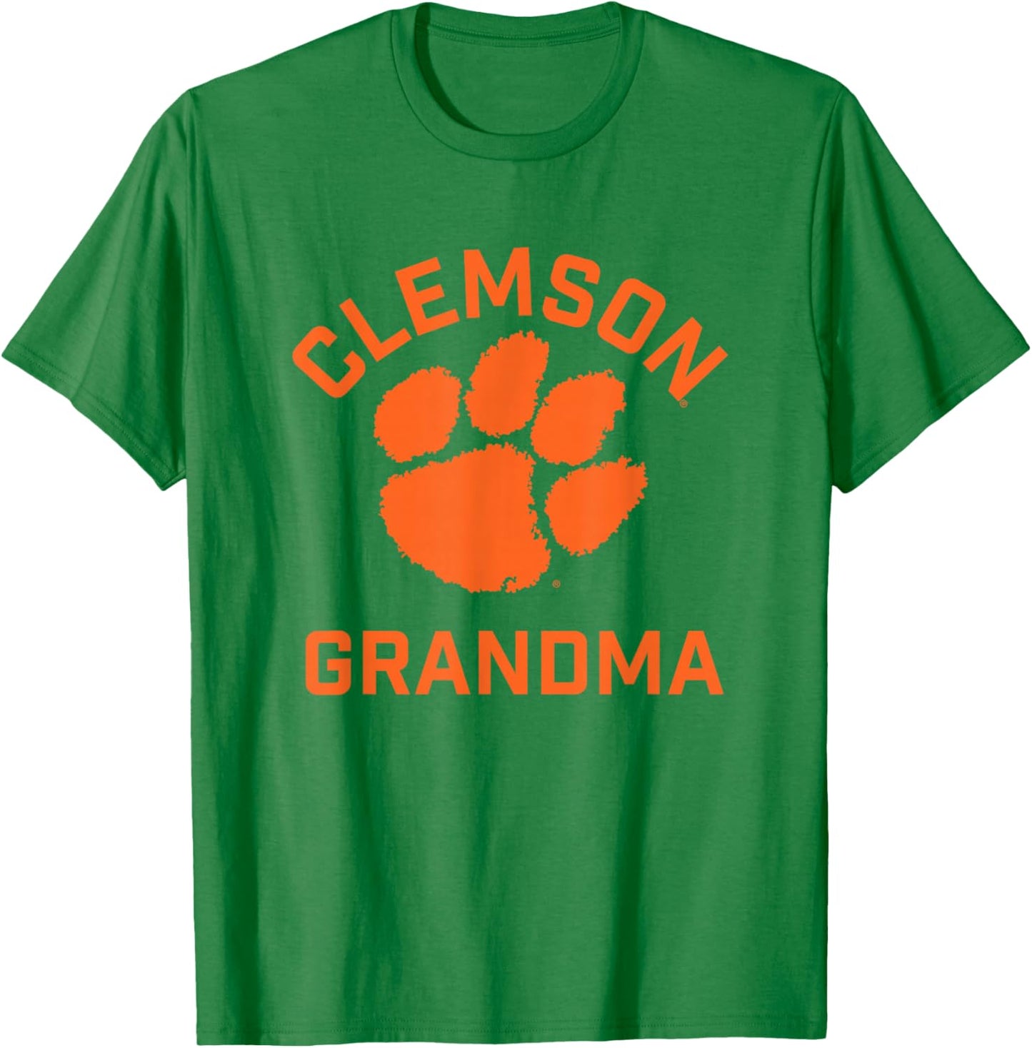 Clemson University Tigers Arched Grandma T-Shirt - T-Shirt | Irish Green