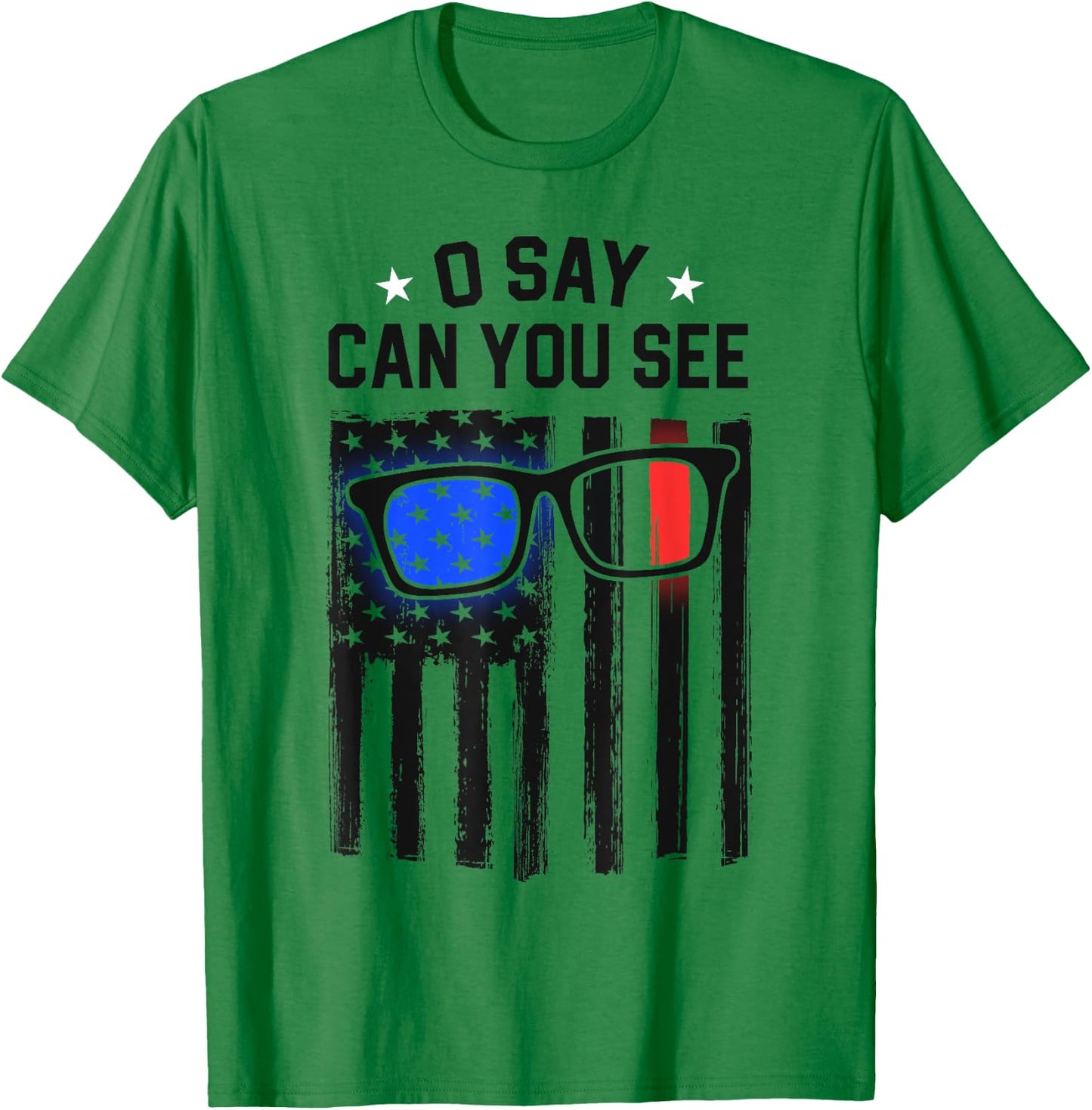 Optician Gift Optometrist Dad Eye Doctor Gift American Flag T-Shirt - T-Shirt | Irish Green