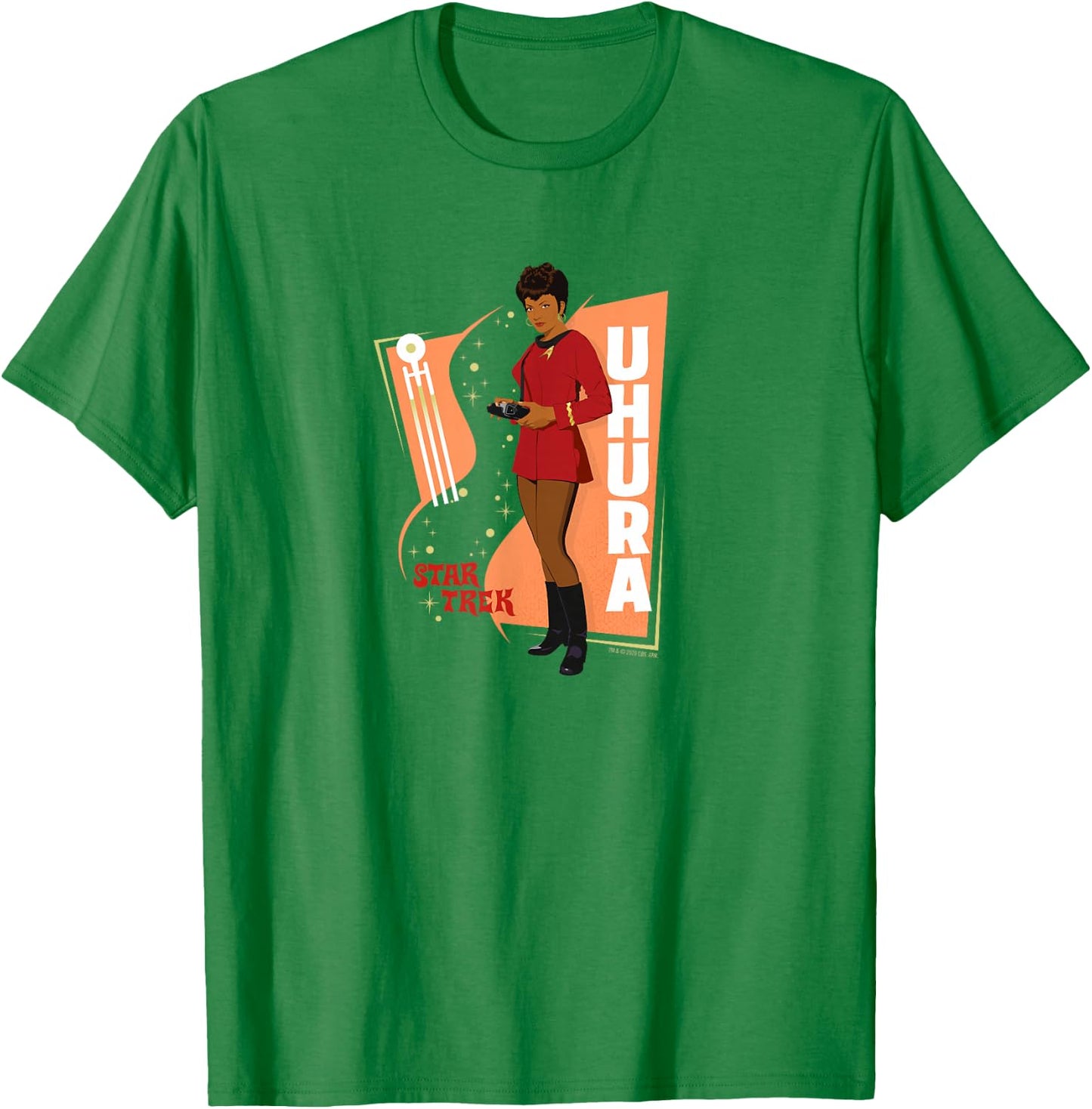Star Trek: The Original Series Uhura T-Shirt - T-Shirt | Irish Green