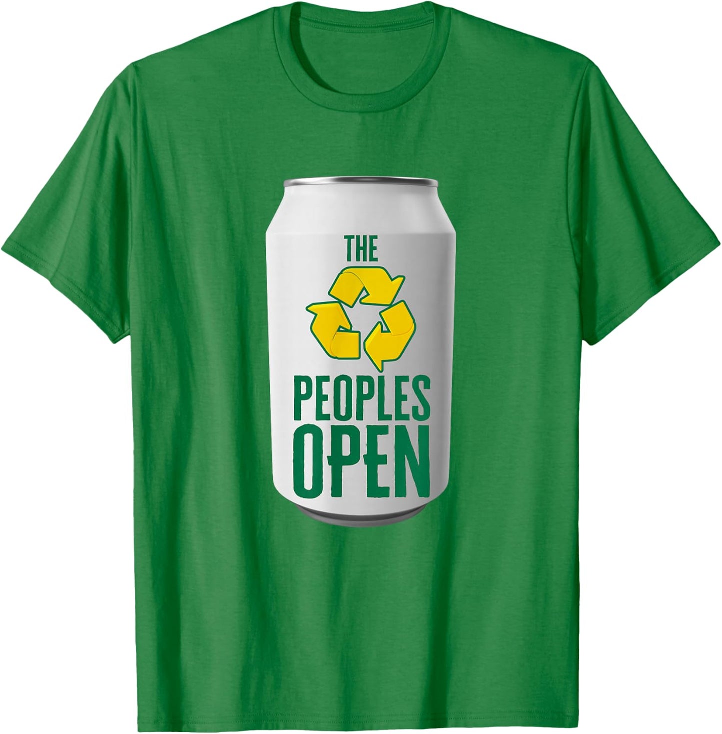 Waste Management Peoples Open Beer Can T-Shirt - T-Shirt | Irish Green