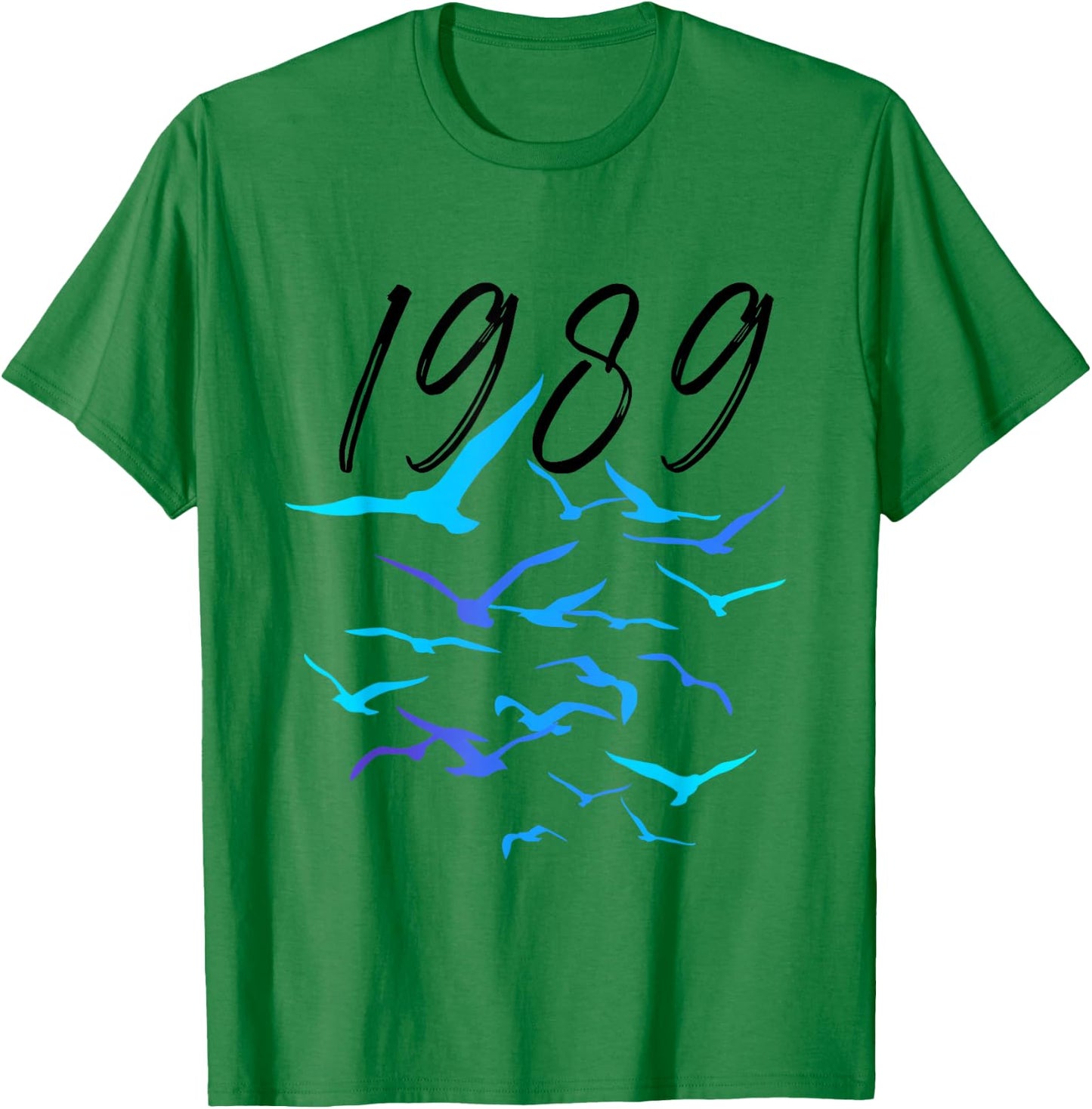 Seagulls 1989 Blue sky T-Shirt - T-Shirt | Irish Green
