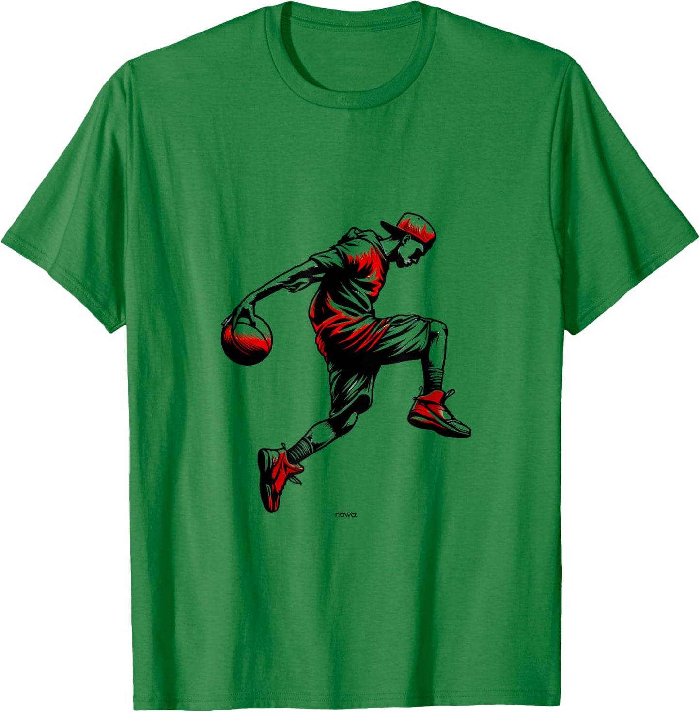 Basketball Boogie in Red Hip Hop Dancer Moves T-Shirt - T-Shirt | Irish Green