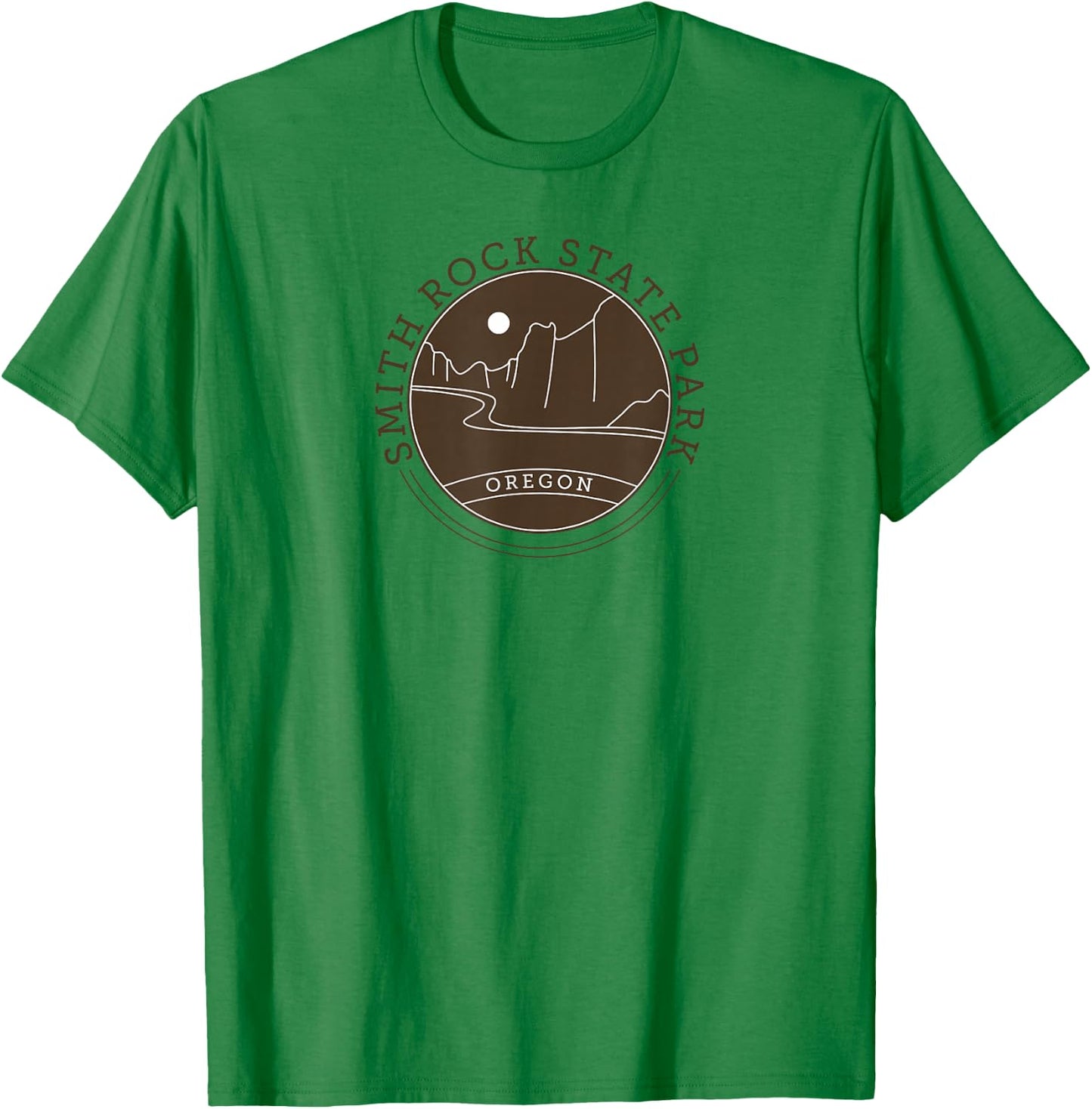Smith Rock State Park - Oregon, United States of America T-Shirt - T-Shirt | Irish Green