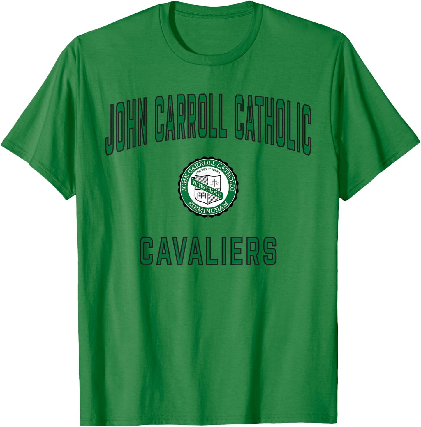 John Carroll Catholic High School Cavaliers T-Shirt - T-Shirt | Irish Green