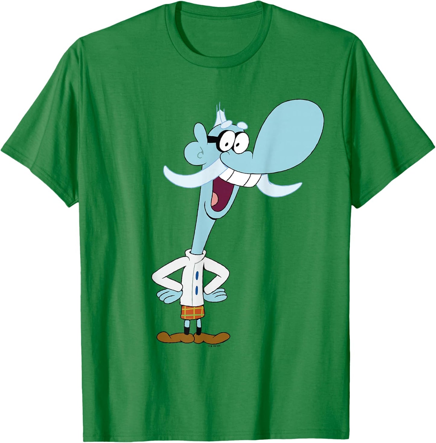 Chowder Mung Daal Happy Pose Full Body Shot T-Shirt - T-Shirt | Irish Green