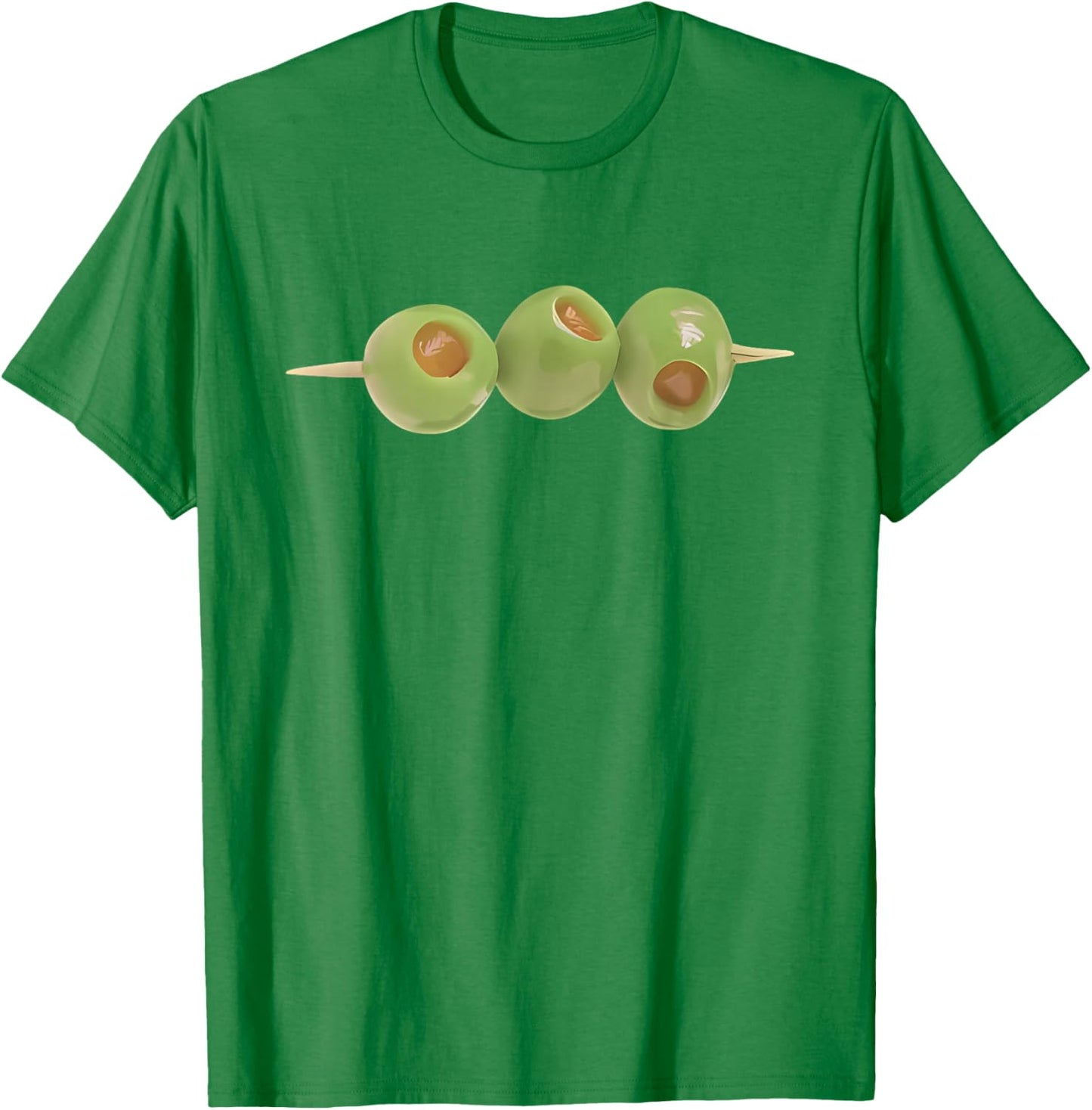 Martini Olives Shirt | Cute Olives Graphic For Girl Women T-Shirt - T-Shirt | Irish Green