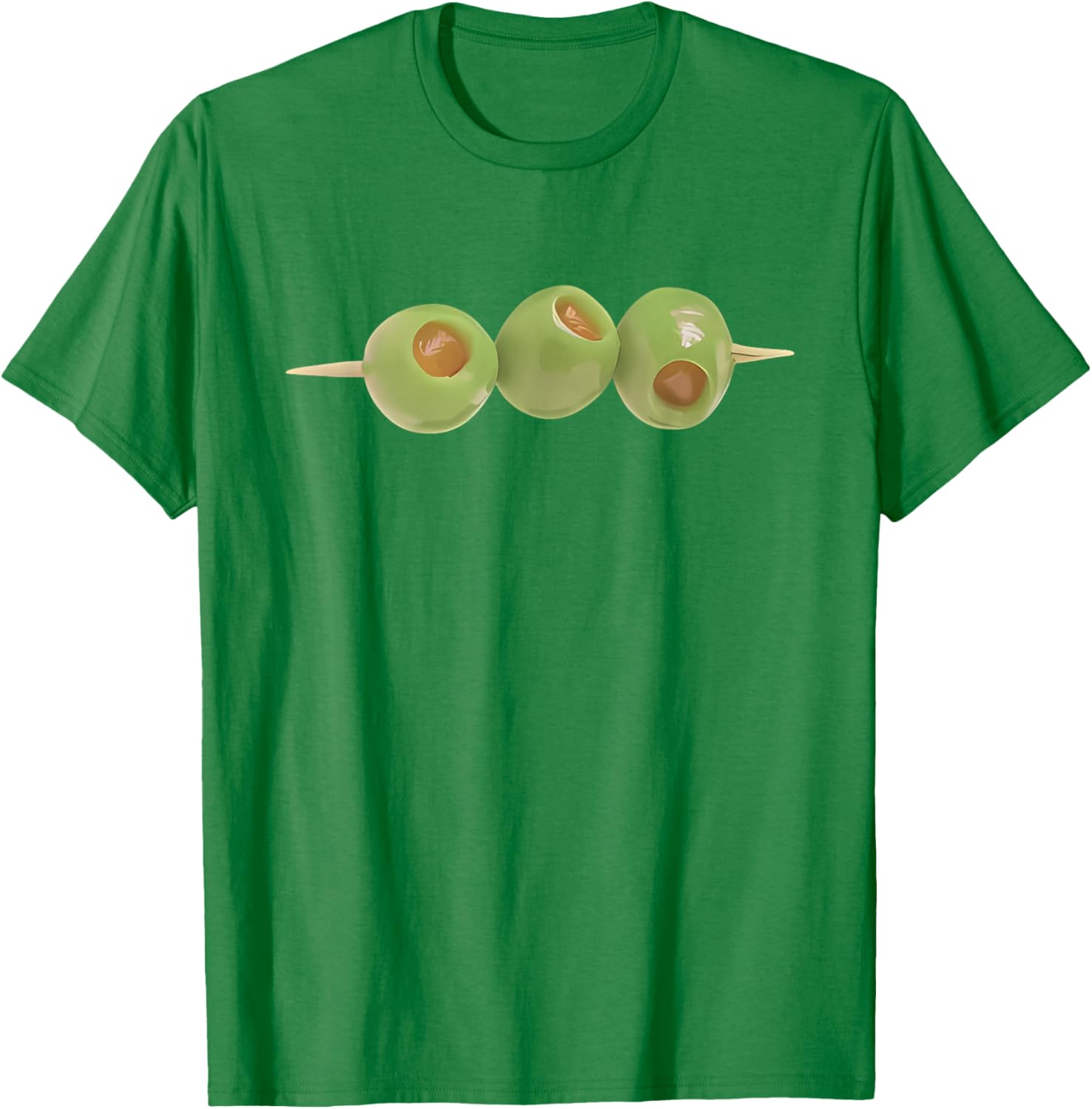 Martini Olives Shirt | Cute Olives Graphic For Girl Women T-Shirt - T-Shirt | Irish Green