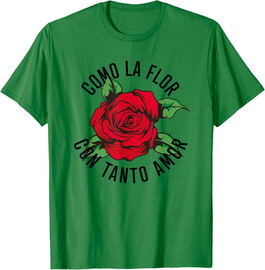 Como La Flor - Bailar Cumbia - Mexican Fiesta Gift T-Shirt - T-Shirt | Irish Green