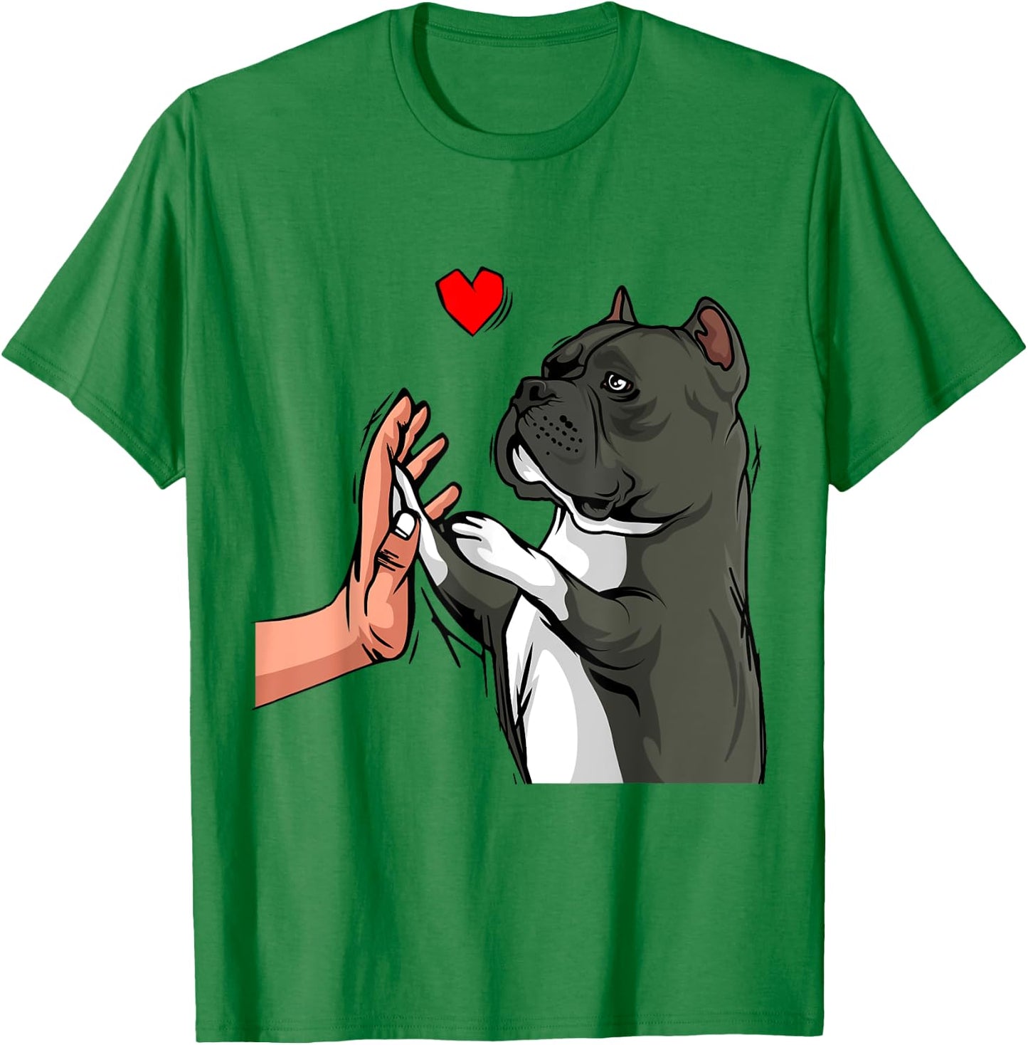 American Bully Love Cute Dog Mom Funny Girls T-Shirt - T-Shirt | Irish Green