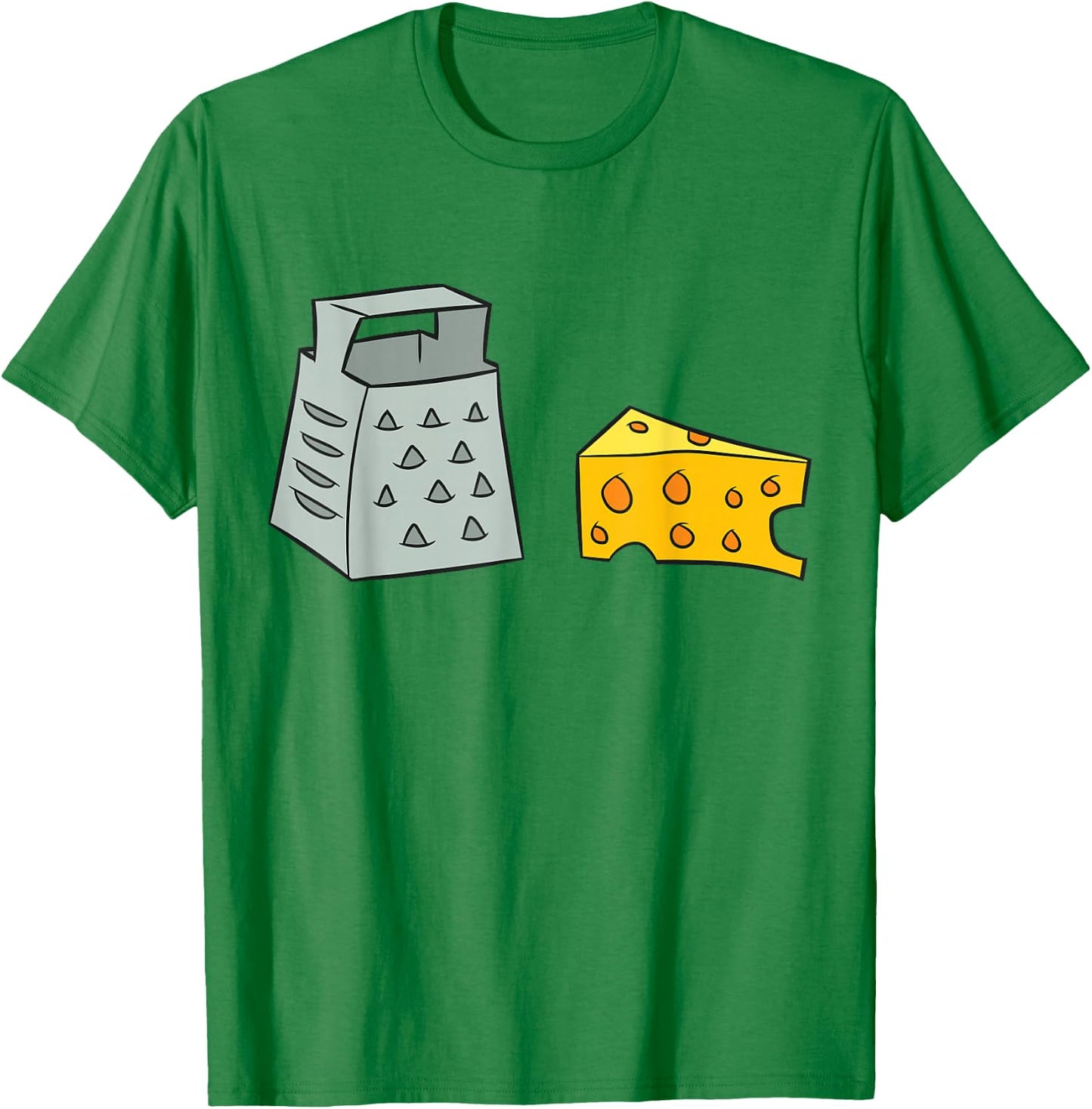 Cheese Lovers Gift Love Cheese Grater and Cheese T-Shirt - T-Shirt | Irish Green