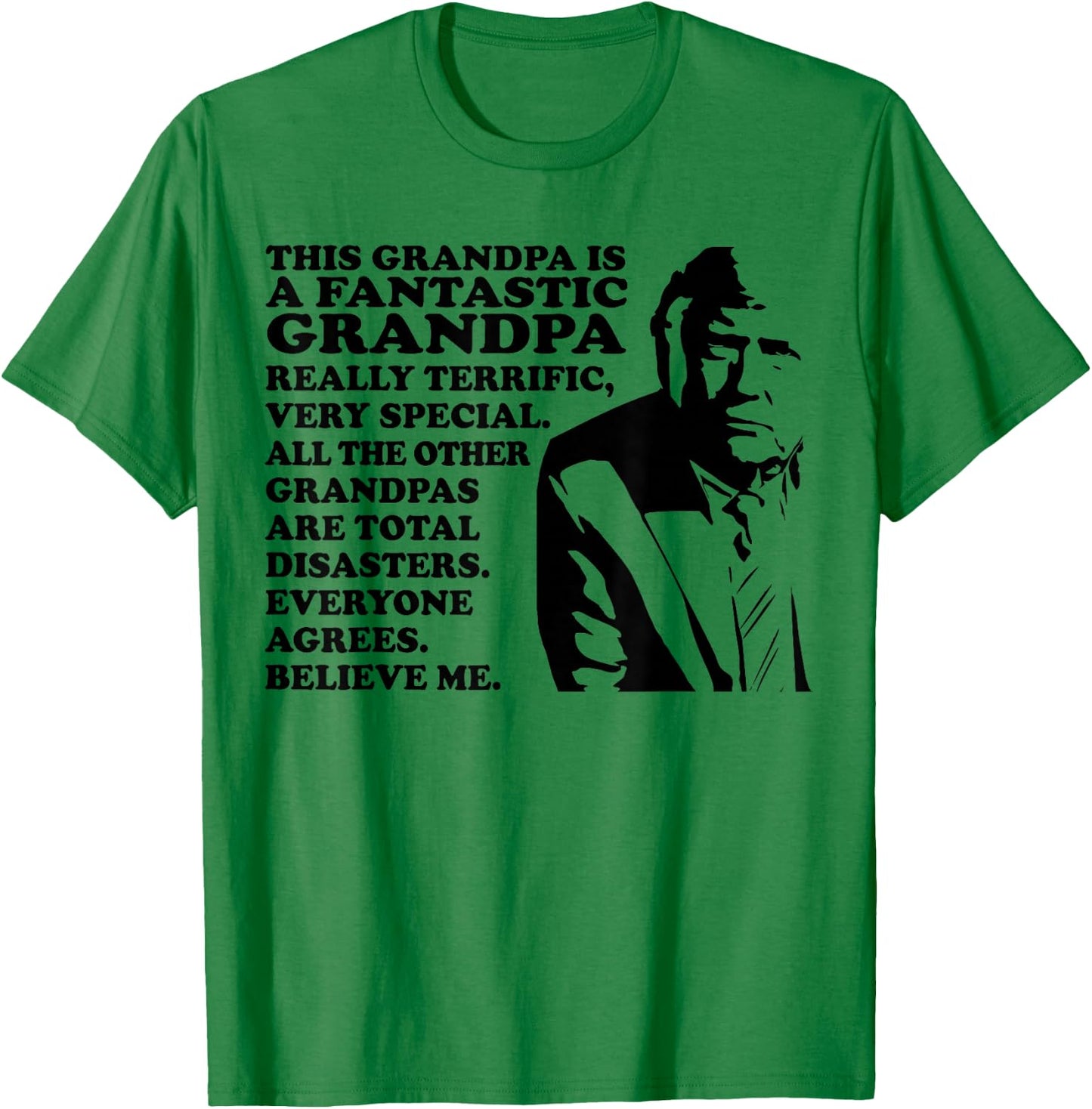 Funny Pro Trump This Is A Fantastic Grandpa Trump Supporter T-Shirt - T-Shirt | Irish Green
