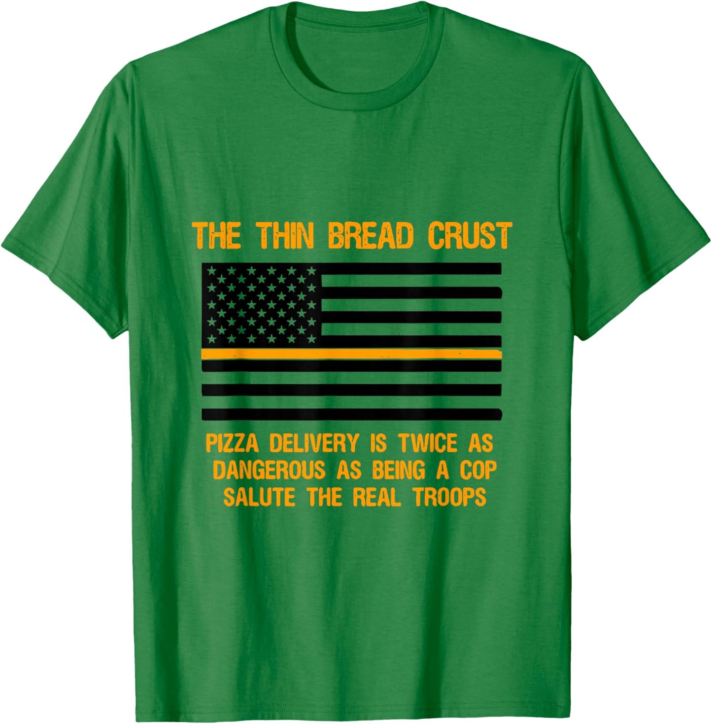 Thin Crust Line T-Shirt - T-Shirt | Irish Green