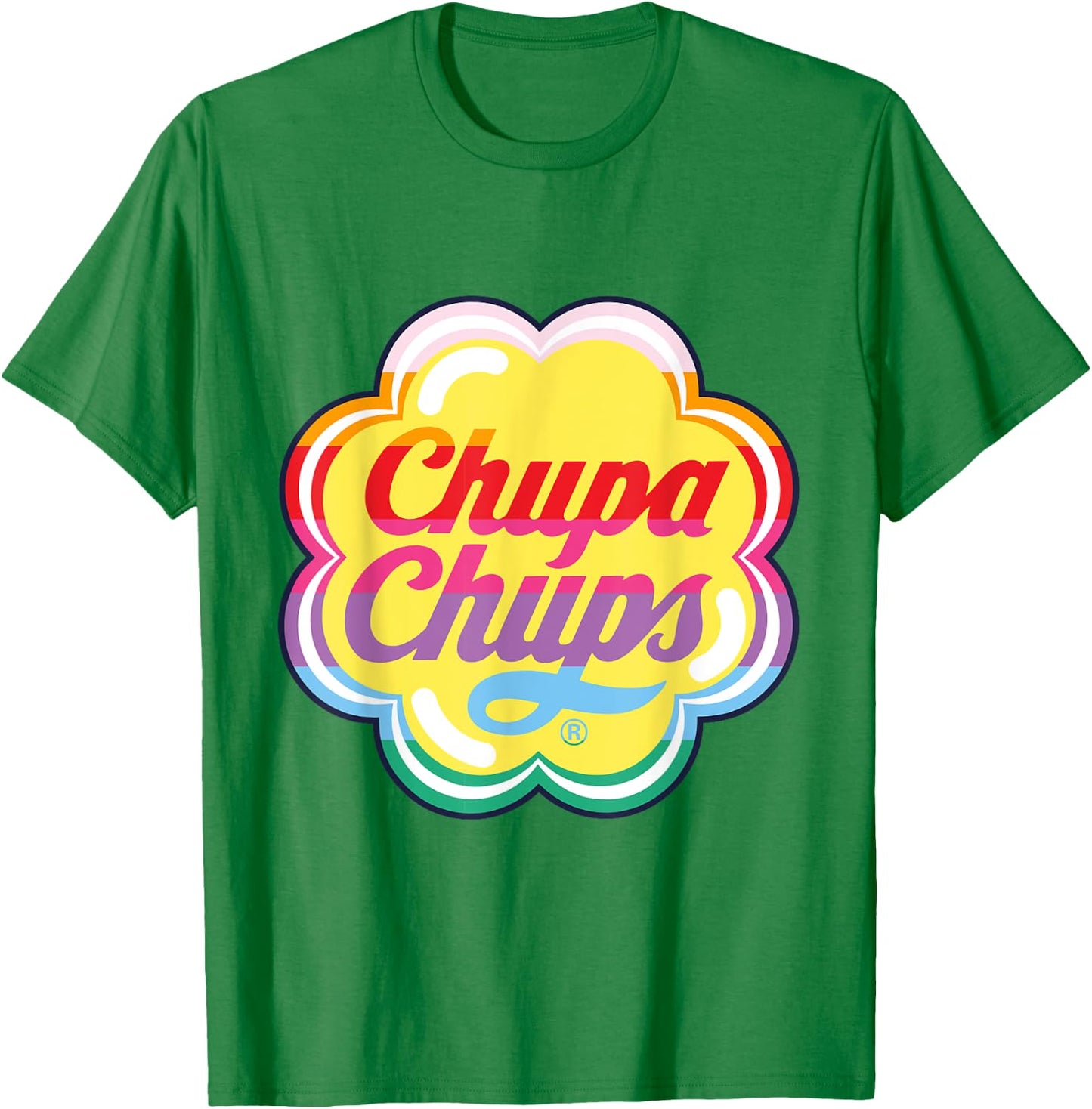 Chupa Chups Sweet Rainbow 2 T-Shirt - T-Shirt | Irish Green