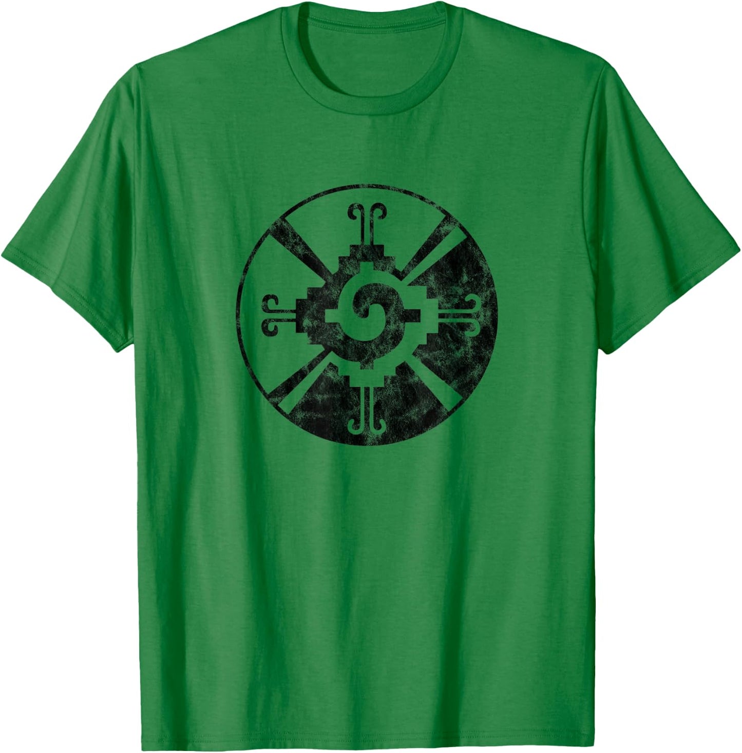 Hunab Ku, Maya, symbol, Indian, heart of the galaxy, mystic T-Shirt - T-Shirt | Irish Green