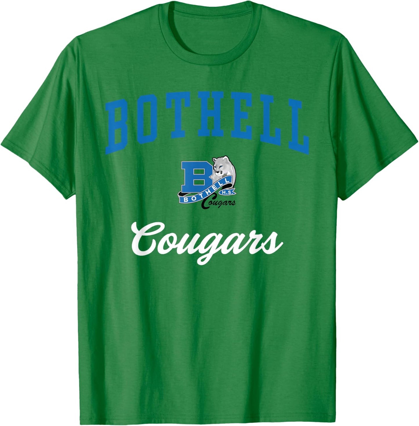 Bothell High School Cougars T-Shirt - T-Shirt | Irish Green