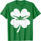 Swimming St Patrick Day Lucky Shamrock Swimmer Boys Girls T-Shirt - T-Shirt | Irish Green