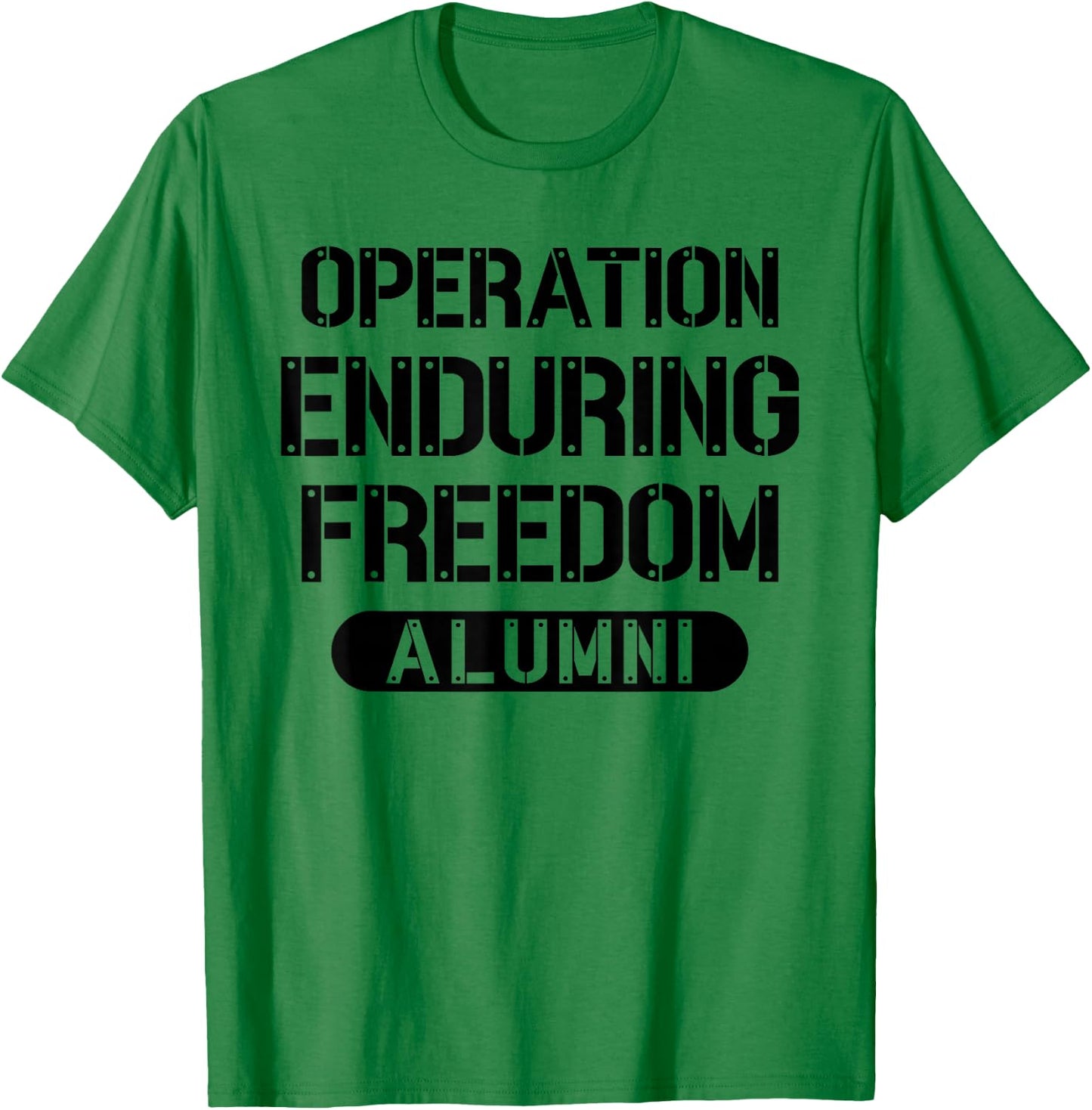 Operation Enduring Freedom Alumni Afghanistan OEF Veteran T-Shirt - T-Shirt | Irish Green