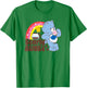 Care Bears Grumpy Bear Bearly Awake Coffee Fan Cartoon T-Shirt - T-Shirt | Irish Green