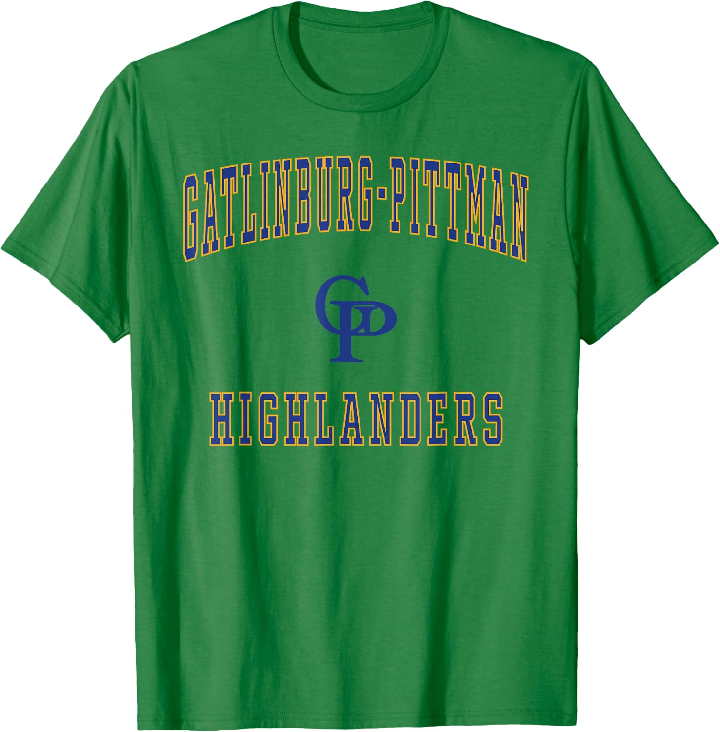 Gatlinburg-Pittman High School Highlanders T-Shirt - T-Shirt | Irish Green
