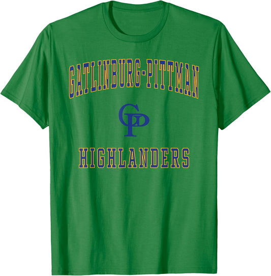 Gatlinburg-Pittman High School Highlanders T-Shirt - T-Shirt | Irish Green