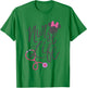 Disney Minnie Mouse Nurse Life Big Chest Text Logo T-Shirt - T-Shirt | Irish Green