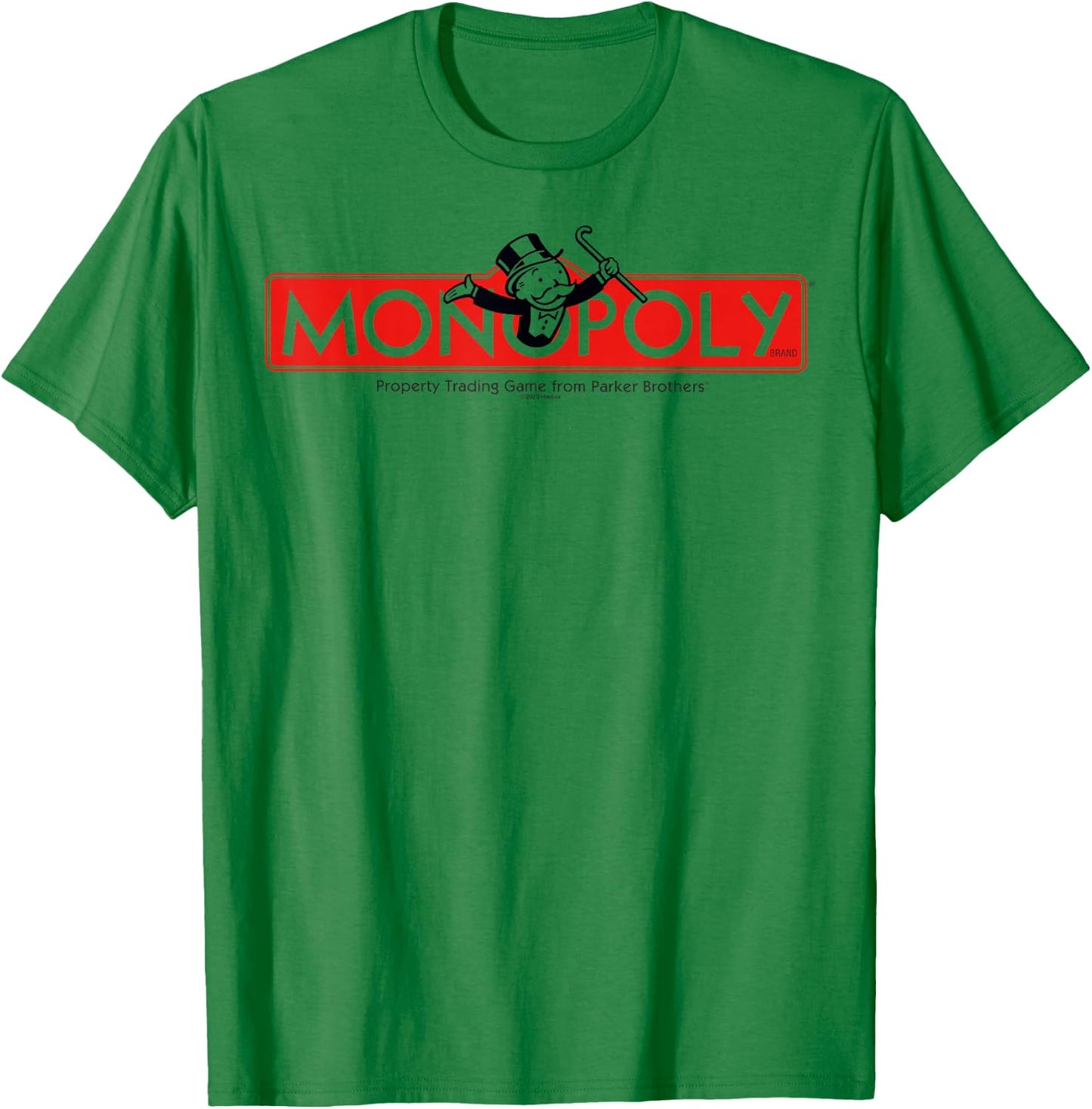 Monopoly Classic Vintage Game Board Title Logo T-Shirt - T-Shirt | Irish Green