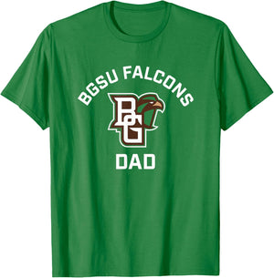 Bowling Green BGSU Falcons Arched Dad T-Shirt - T-Shirt | Irish Green