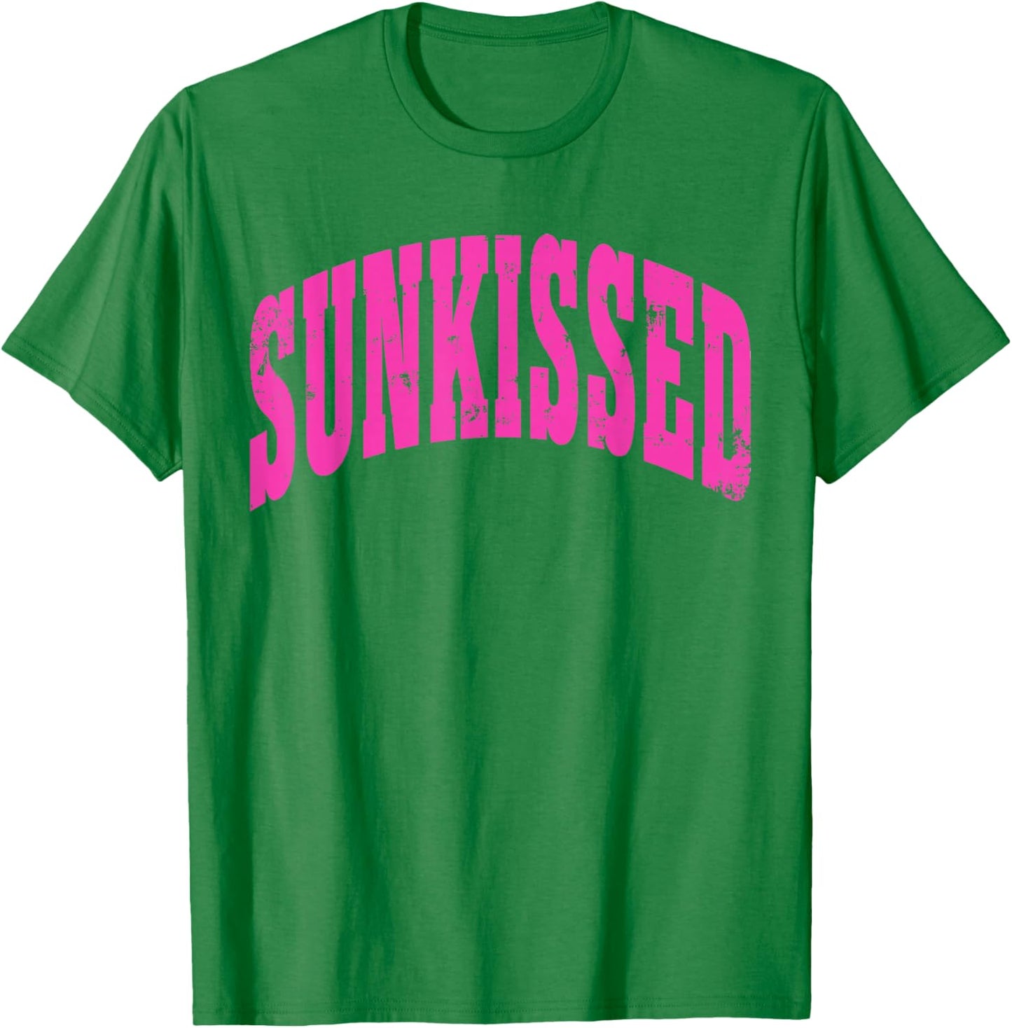Sunkissed Ocean Life Coastal Summer Beach Girl Trendy Sunset T-Shirt - T-Shirt | Irish Green