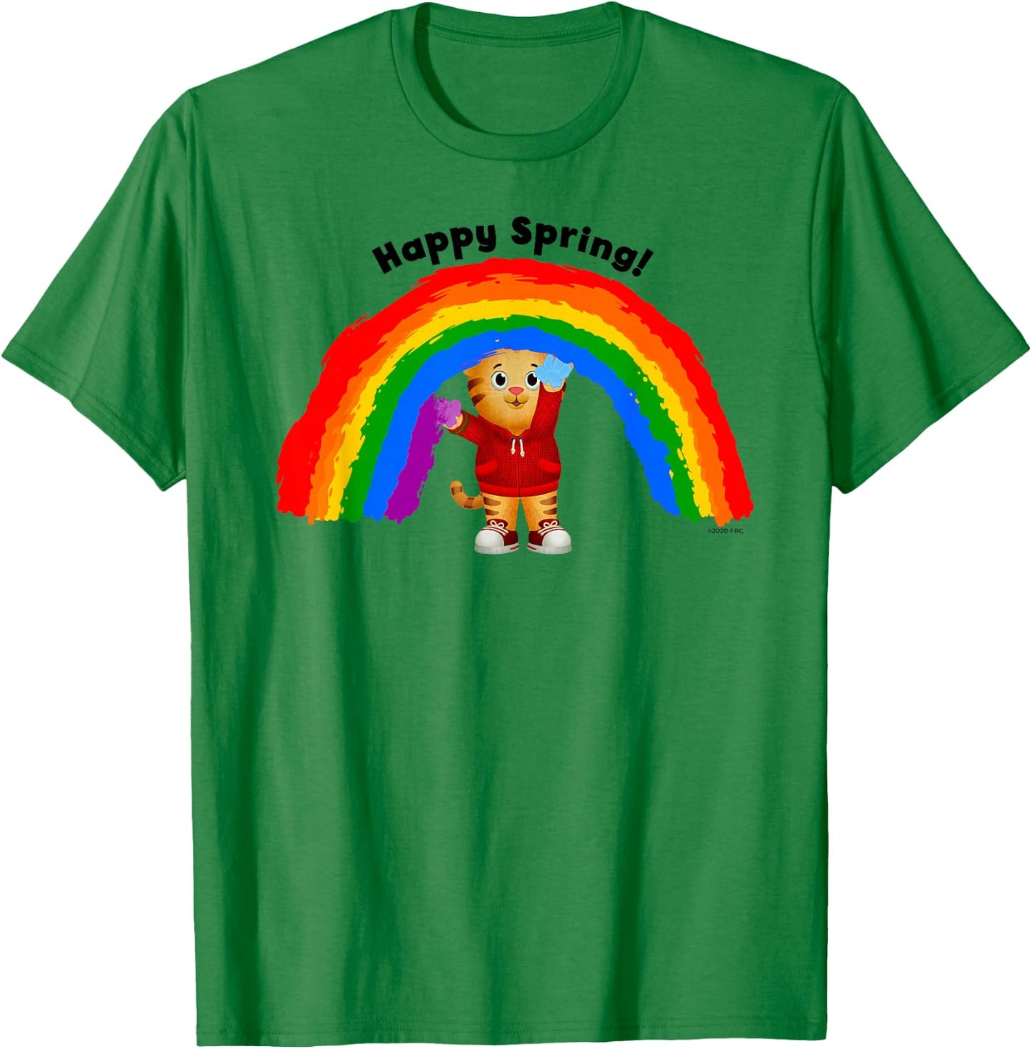 Daniel Tiger's Neighborhood: Happy Spring! T-Shirt - T-Shirt | Irish Green