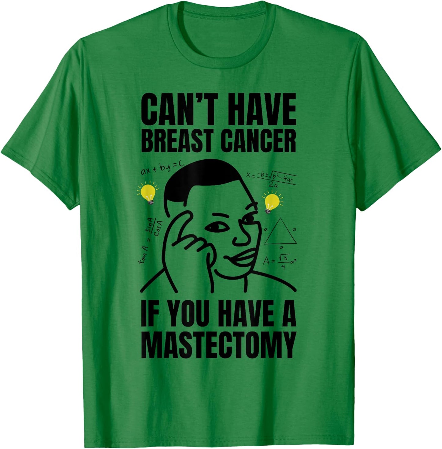 Breast Restoration And Breast Cancer - Funny Mastectomy T-Shirt - T-Shirt | Irish Green