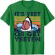 It's Yeet Or Get Yeeten Shark Vintage T-Shirt - T-Shirt | Irish Green