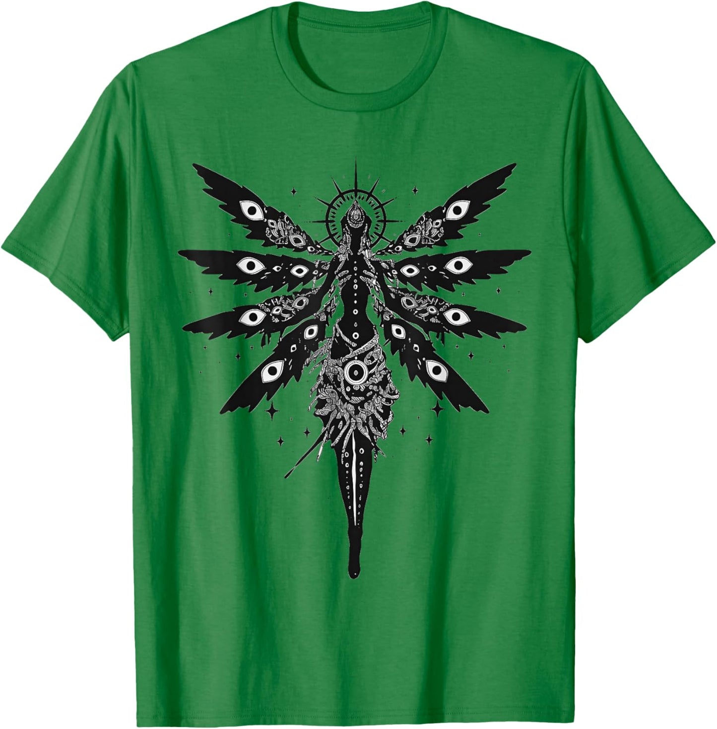 Biblically Accurate Angel Seraphim Gothic Seraph T-Shirt - T-Shirt | Irish Green
