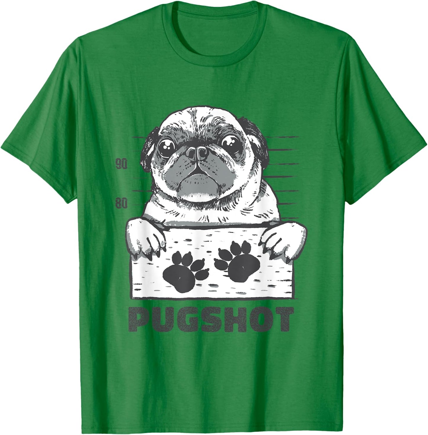 Pugshot - Pug T-Shirt - T-Shirt | Irish Green