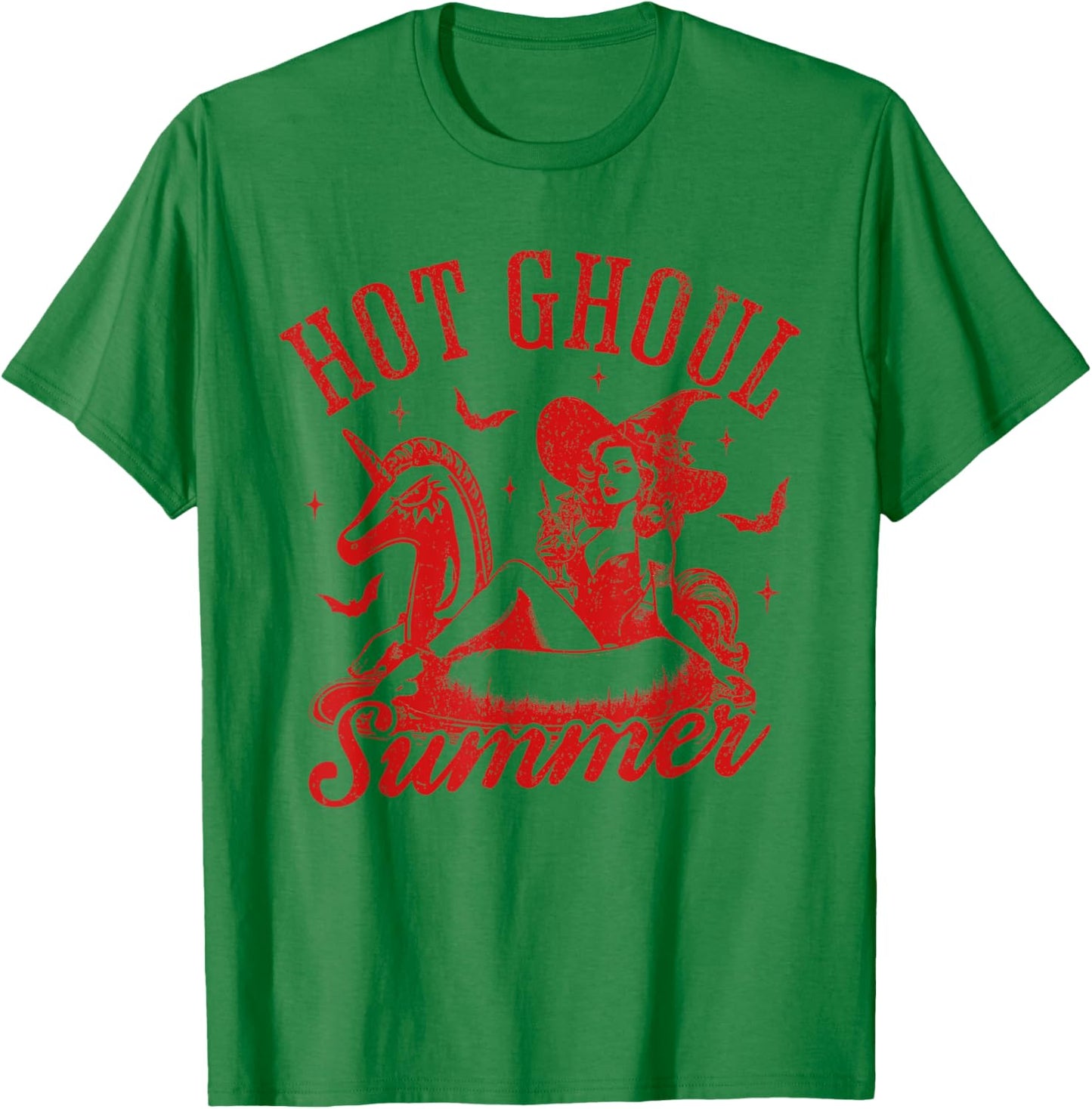 Halloween Hot Ghoul Summer Shirt, Halloween Hot Ghoul Summer T-Shirt - T-Shirt | Irish Green