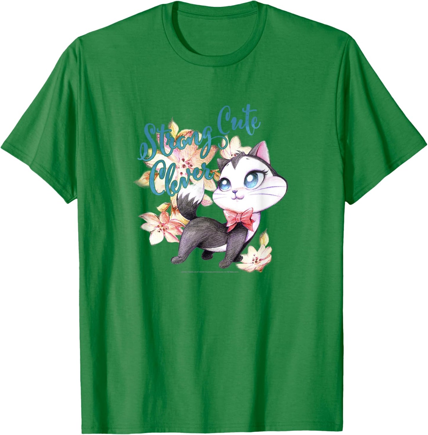 Looney Tunes Pussyfoot Strong Cute Clever Kitty T-Shirt - T-Shirt | Irish Green