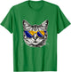 Bosnian Flag Cat Owner Souvenirs Products Kitten Bosnia T-Shirt - T-Shirt | Irish Green