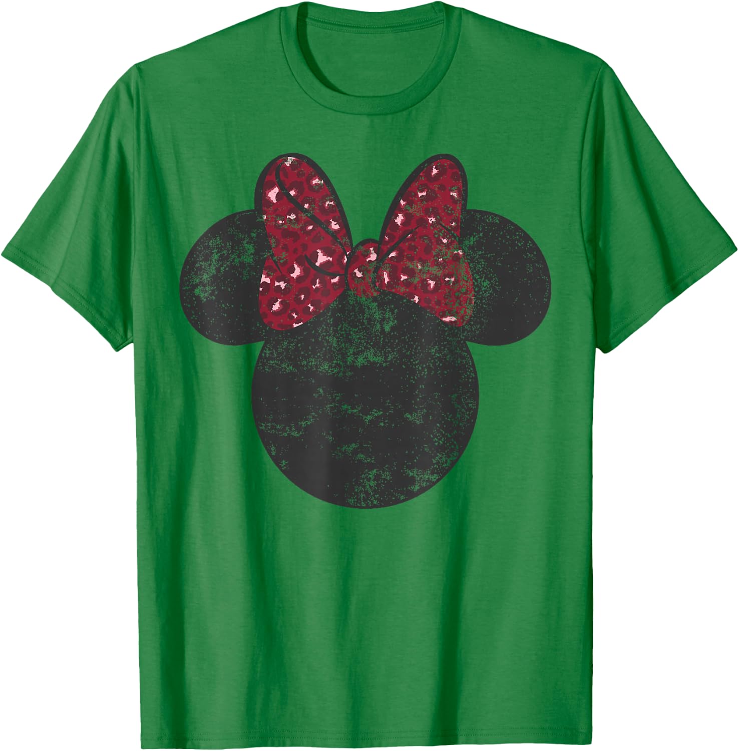 Disney Mickey and Friends Minnie Mouse Vintage Silhouette T-Shirt - T-Shirt | Irish Green