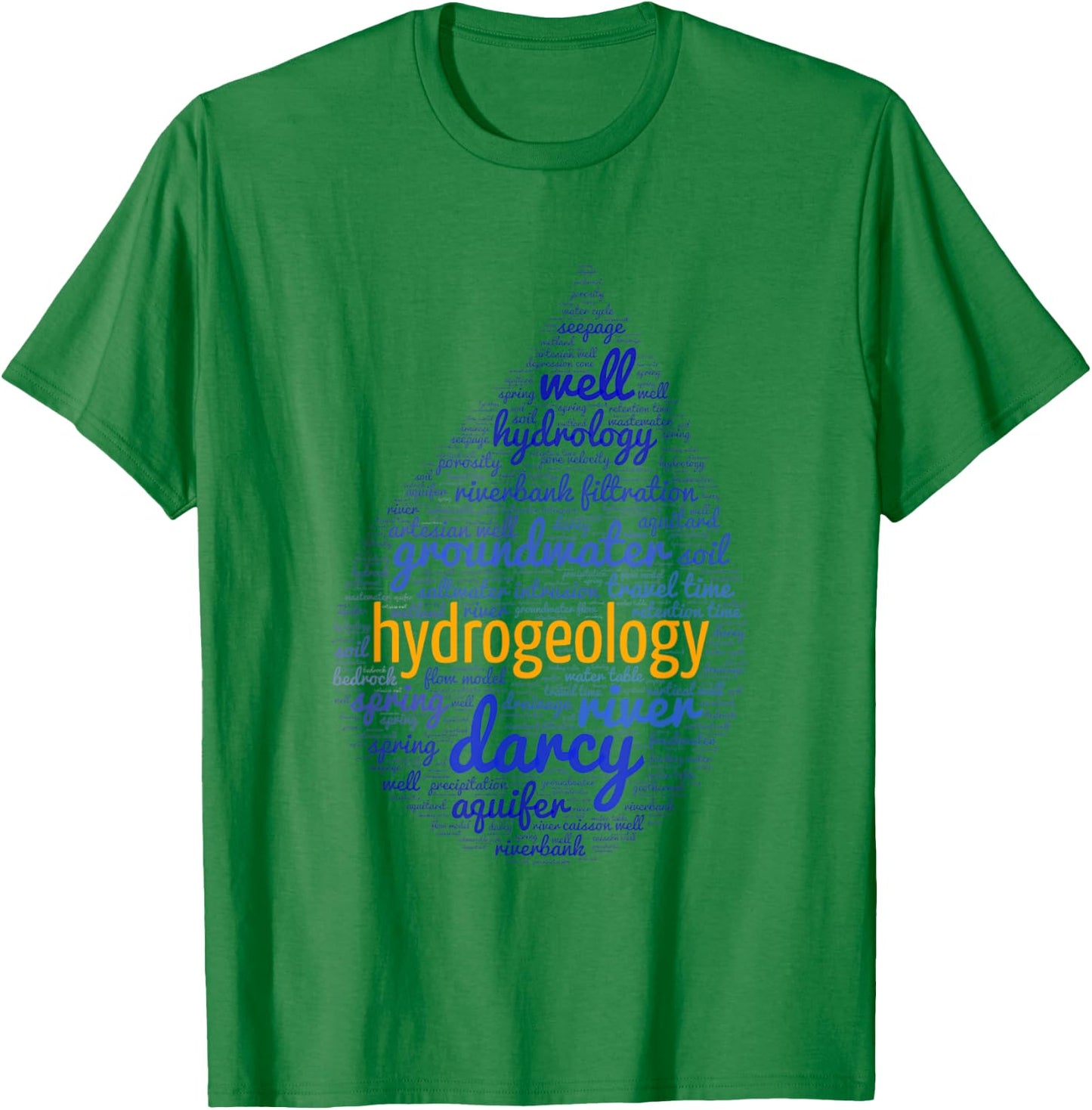 Hydrogeology | Funny | Engineer | Environmental Science T-Shirt - T-Shirt | Irish Green