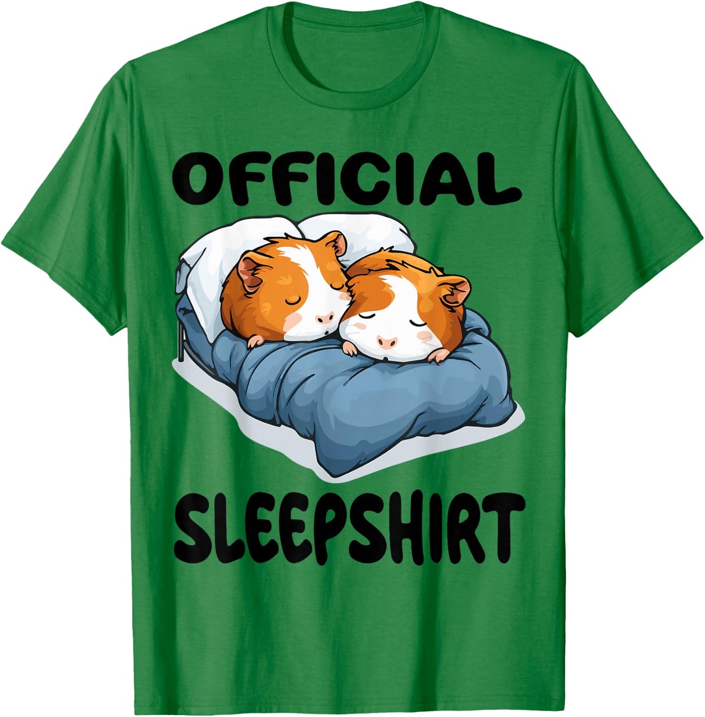 Guinea Pig Official Sleepshirt Pajamas Nightgown T-Shirt - T-Shirt | Irish Green
